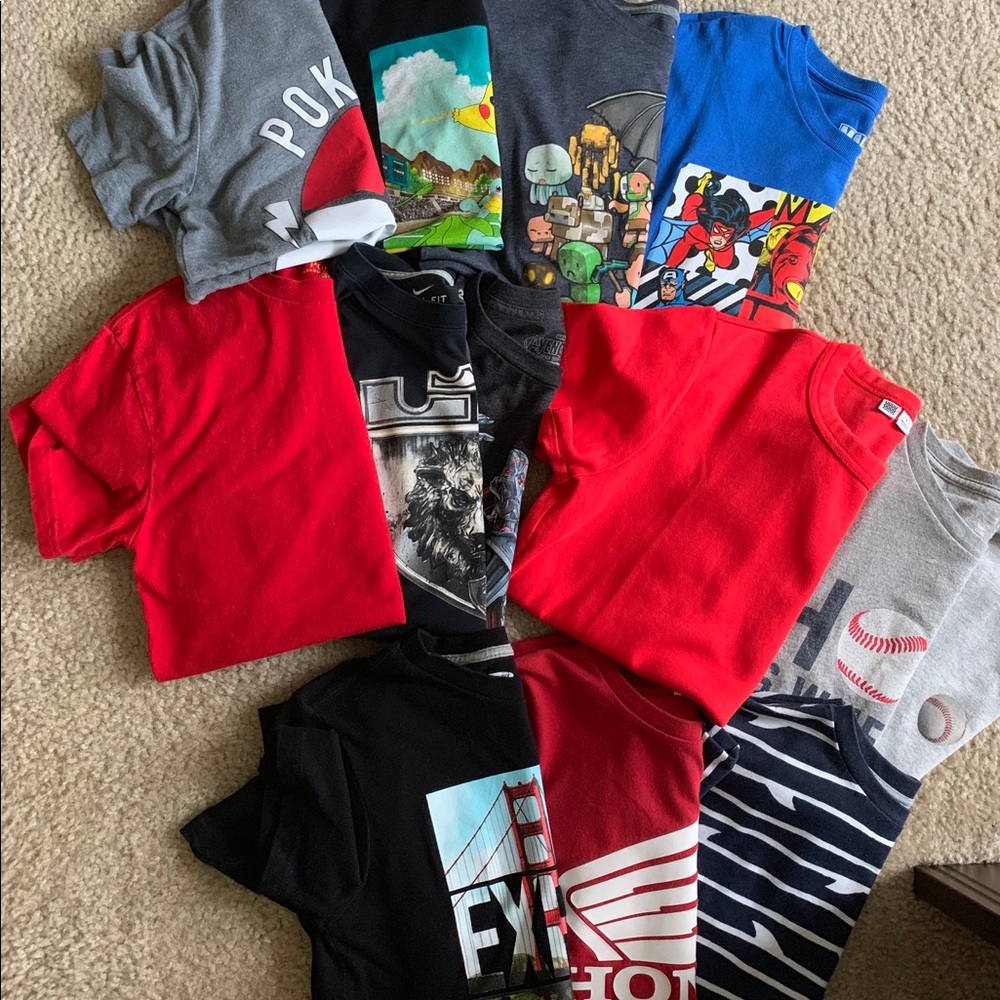 Set of 13 boys shirts